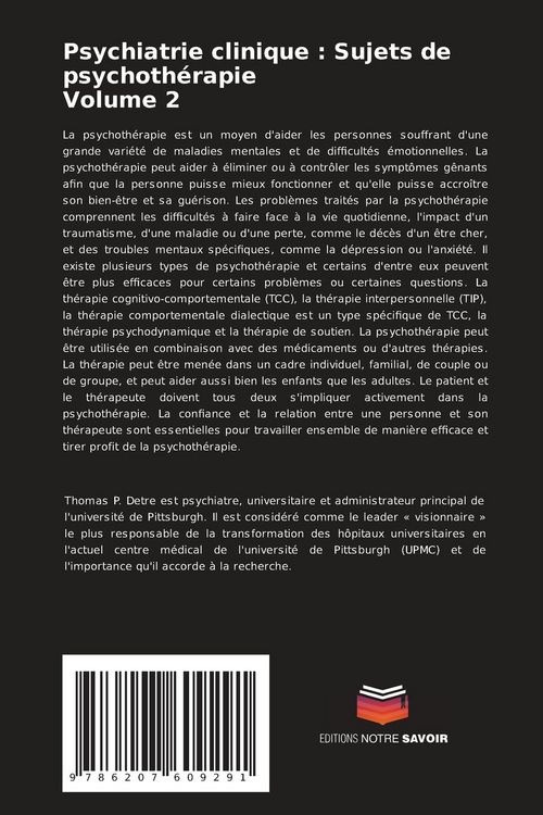 Produktbild: Psychiatrie clinique : Sujets de psychoth&eacute;rapie Volume 2