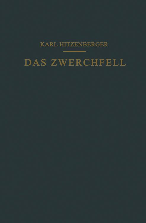 Produktbild: Das Zwerchfell im Gesunden und Kranken Zustand