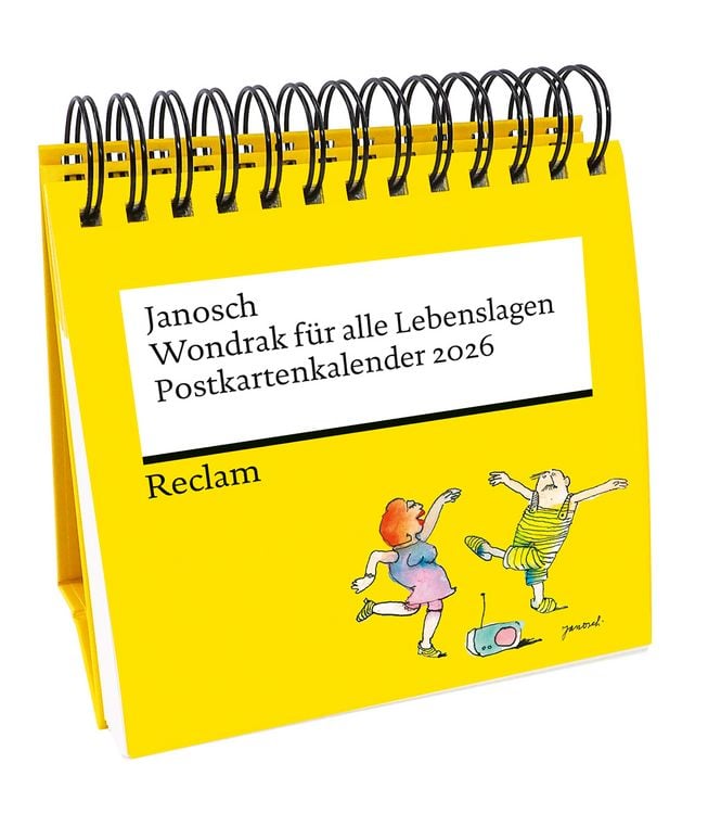 2025春の新作 Wondrak für 2026 Wochenkalender Lebenslagen. alle Humor