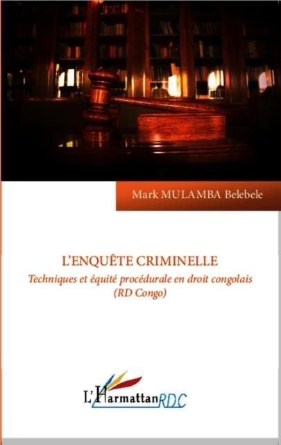 Produktbild: L'enquete criminelle
