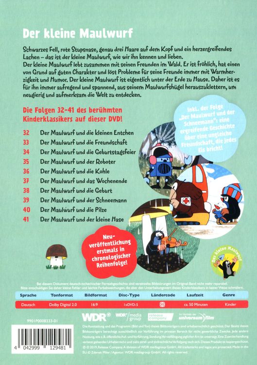 Produktbild: Der kleine Maulwurf DVD 8