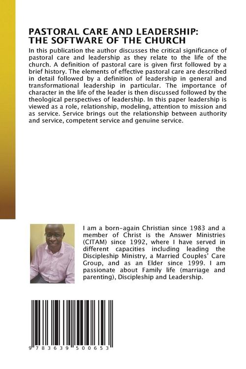 Produktbild: Pastoral Care and Leadership: The Software Of The Church