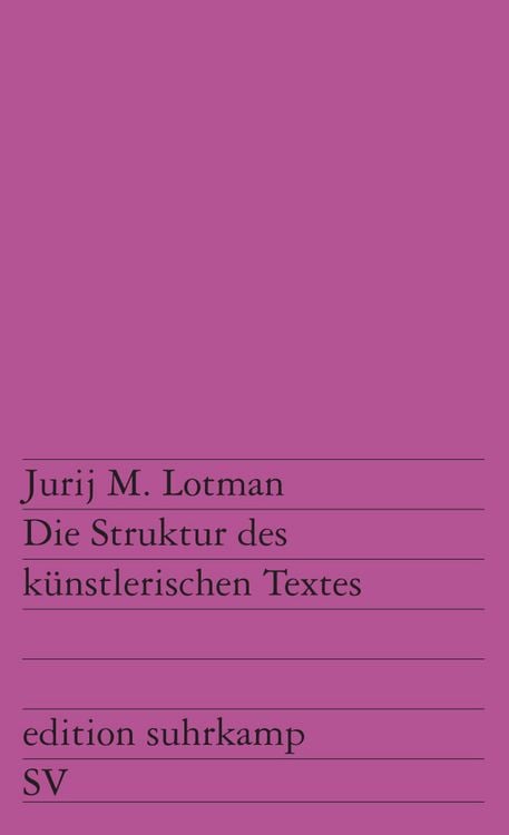 Produktbild: Die Struktur des k&uuml;nstlerischen Textes
