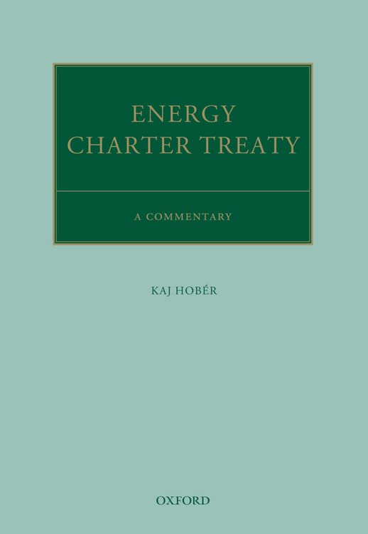 Produktbild: The Energy Charter Treaty