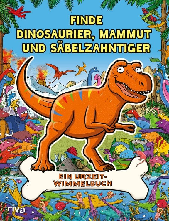 Produktbild: Finde Dinosaurier, Mammut und S&auml;belzahntiger
