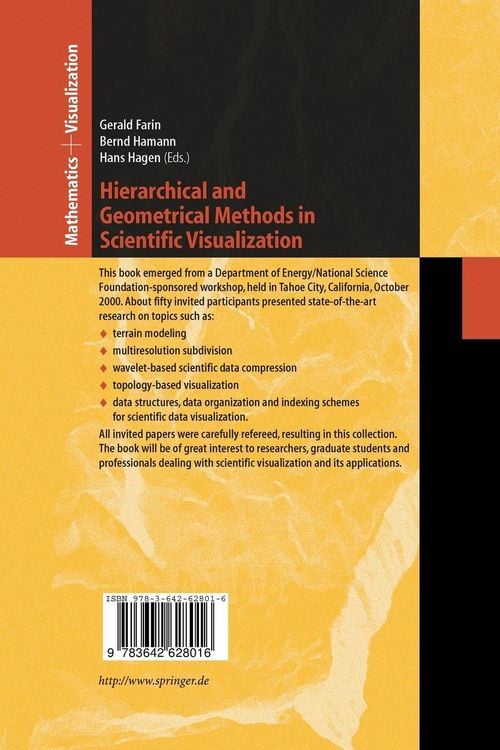 Produktbild: Hierarchical and Geometrical Methods in Scientific Visualization