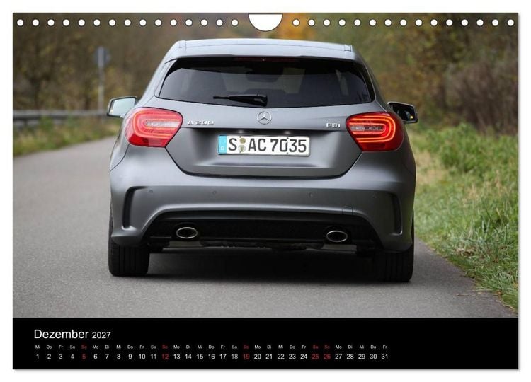 Produktbild: Mercedes-Benz A-Klasse (Wandkalender 2027 DIN A4 quer), CALVENDO Monatskalender