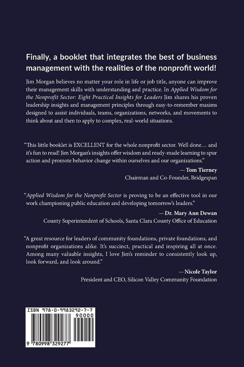 Produktbild: Applied Wisdom for the Nonprofit Sector
