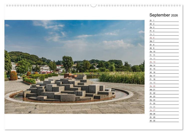 Produktbild: Ostseebad Binz &ndash; Zeit f&uuml;r Erholung (hochwertiger Premium Wandkalender 2026 DIN A2 quer), Kunstdruck in Hochglanz