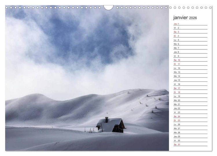 Produktbild: Balade au c&oelig;ur des Dolomites (Calendrier mural 2026 DIN A3 vertical), CALVENDO calendrier mensuel