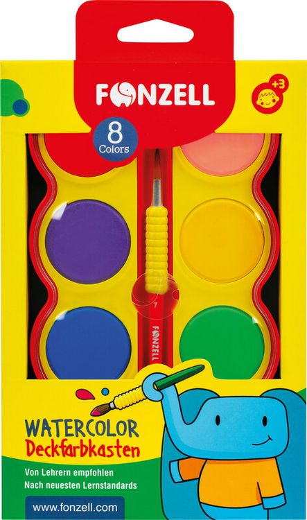 Produktbild: Deckfarbkasten 8 Farben