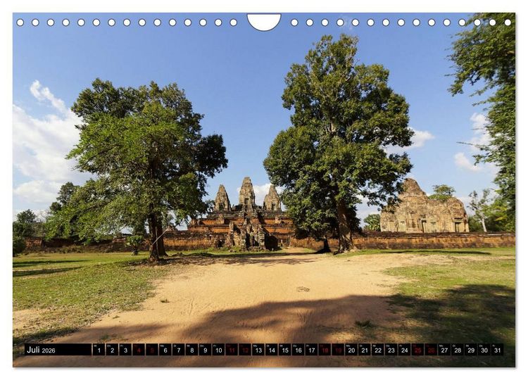 Produktbild: Angkor - Mythos im Reich der Khmer (Wandkalender 2026 DIN A4 quer), CALVENDO Monatskalender