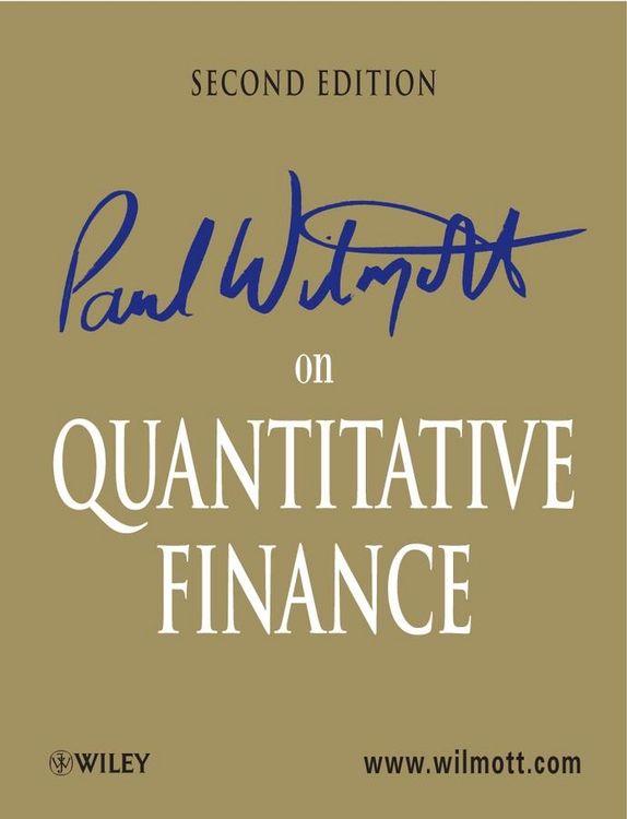 Produktbild: Paul Wilmott on Quantitative Finance 2e +CD 3V Set