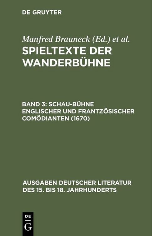 Produktbild: Schau-B&uuml;hne englischer und frantz&ouml;sischer Com&ouml;dianten (1670)