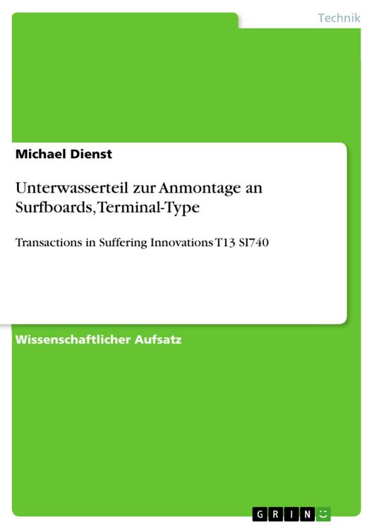 Produktbild: Unterwasserteil zur Anmontage an Surfboards, Terminal-Type