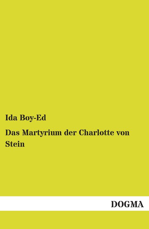 Produktbild: Das Martyrium der Charlotte von Stein