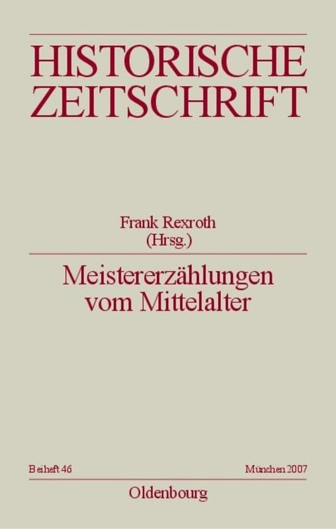 Produktbild: Meistererz&auml;hlungen vom Mittelalter