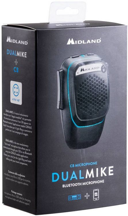 Produktbild: Mikrofon Midland Dual Mike 6 Pin C1283.02