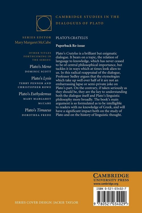 Produktbild: Plato's Cratylus
