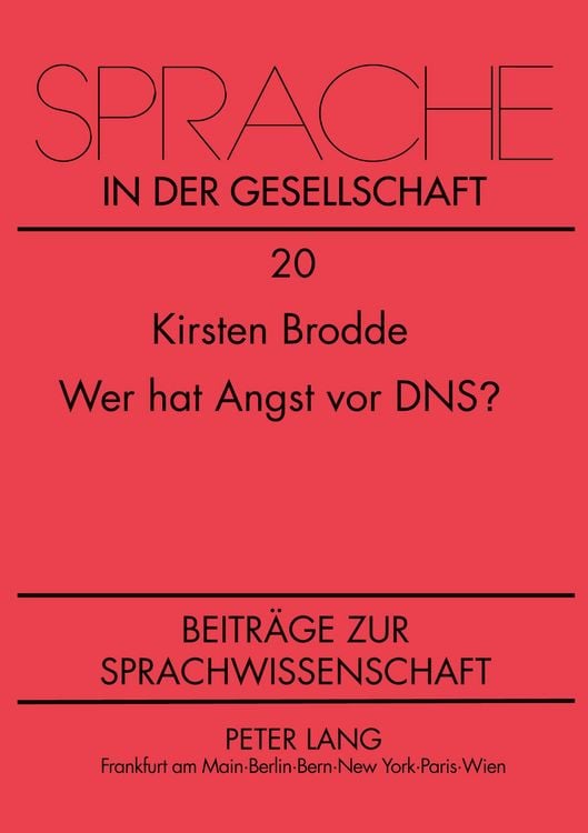 Produktbild: Wer hat Angst vor DNS?