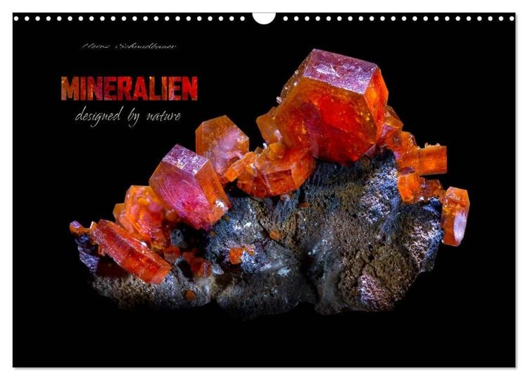 Produktbild: MINERALIEN designed by nature (Wandkalender 2027 DIN A3 quer), CALVENDO Monatskalender