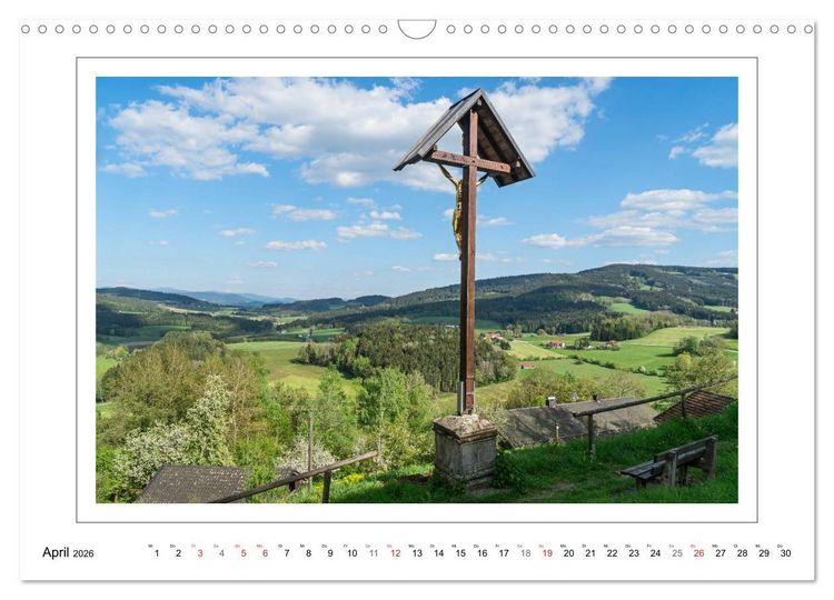 Produktbild: Unterwegs im Bayerischen Wald (Wandkalender 2026 DIN A3 quer), CALVENDO Monatskalender