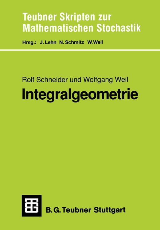 Produktbild: Integralgeometrie