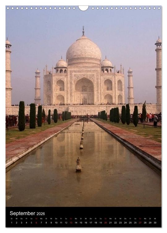 Produktbild: Taj Mahal - Monument der Liebe (Wandkalender 2026 DIN A3 hoch), CALVENDO Monatskalender