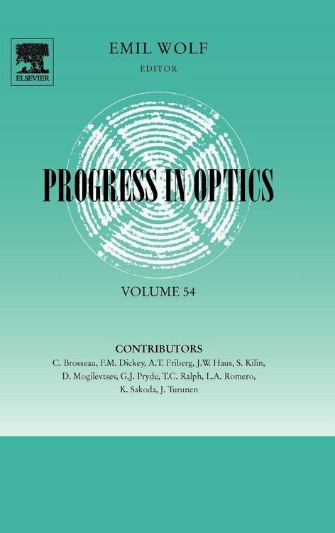 Produktbild: Progress in Optics