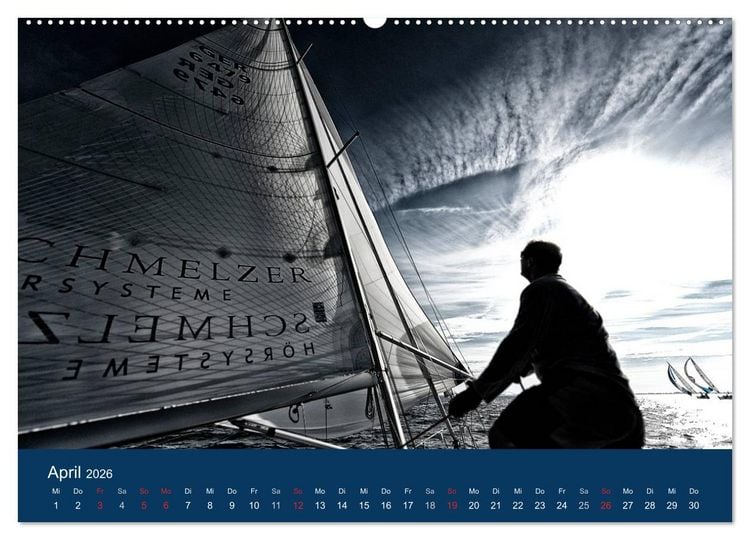 Produktbild: Segelregatta (Wandkalender 2026 DIN A2 quer), CALVENDO Monatskalender