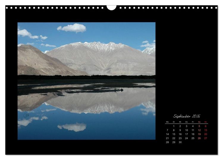Produktbild: Ladakh, Berge und Spruchweisheiten (Wandkalender 2026 DIN A3 quer), CALVENDO Monatskalender