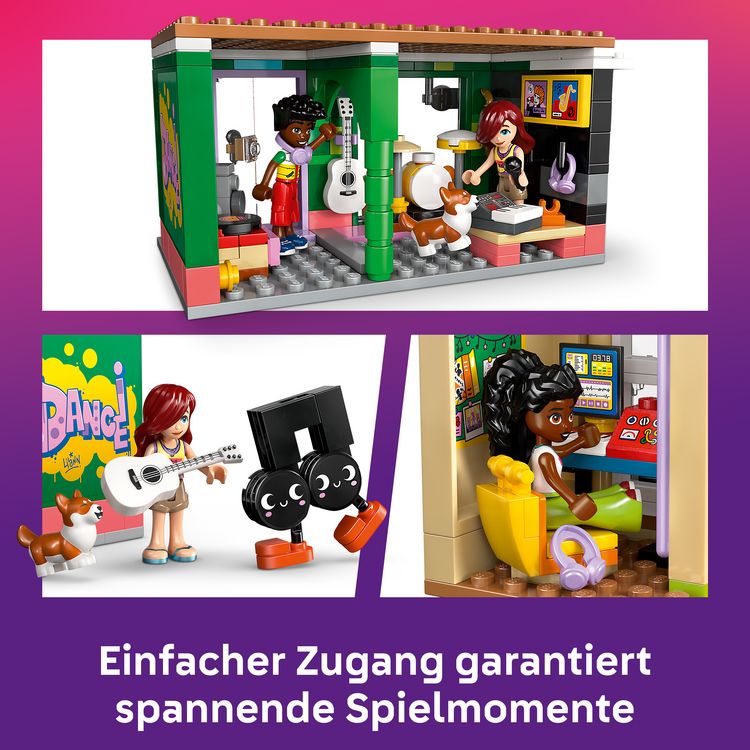 Produktbild: LEGO Friends 42653 Musikladen & Wohnung, Kinder Spielzeug