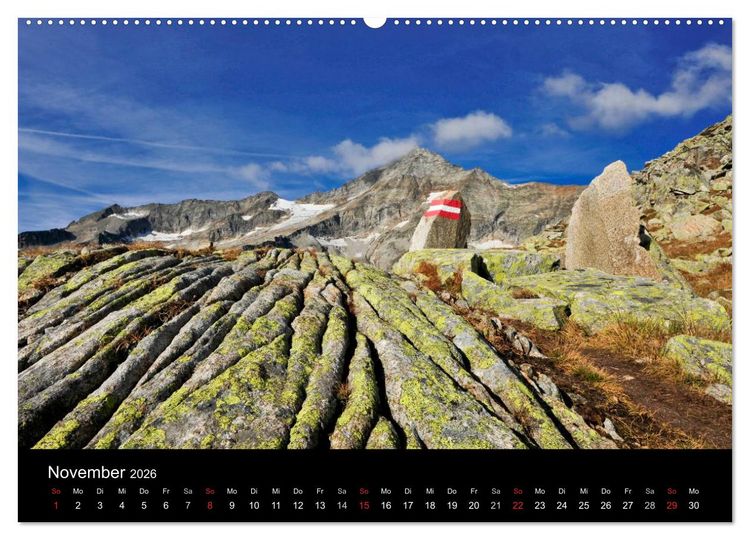 Produktbild: TIROL - Der Berliner H&ouml;henweg (Wandkalender 2026 DIN A2 quer), CALVENDO Monatskalender