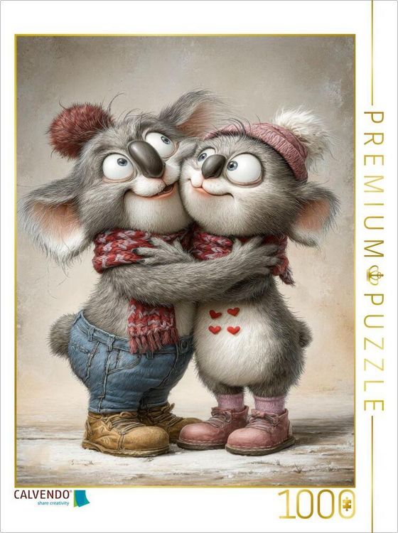 Produktbild: CALVENDO Puzzle Koala - Liebe | 1000 Teile Lege-Gr&ouml;&szlig;e 64x48cm Foto-Puzzle f&uuml;r gl&uuml;ckliche Stunden