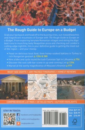 Produktbild: The Rough Guide to Europe on a Budget