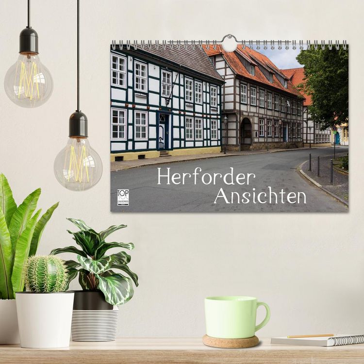 Produktbild: Herforder Ansichten (Wandkalender 2026 DIN A4 quer), CALVENDO Monatskalender