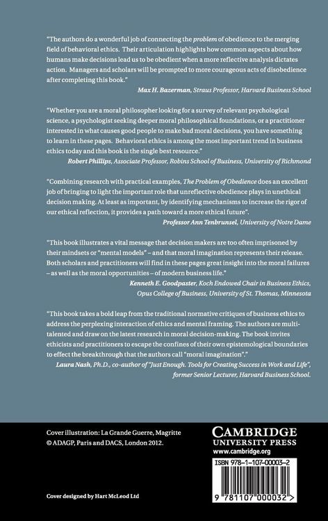 Produktbild: Obstacles to Ethical Decision-Making