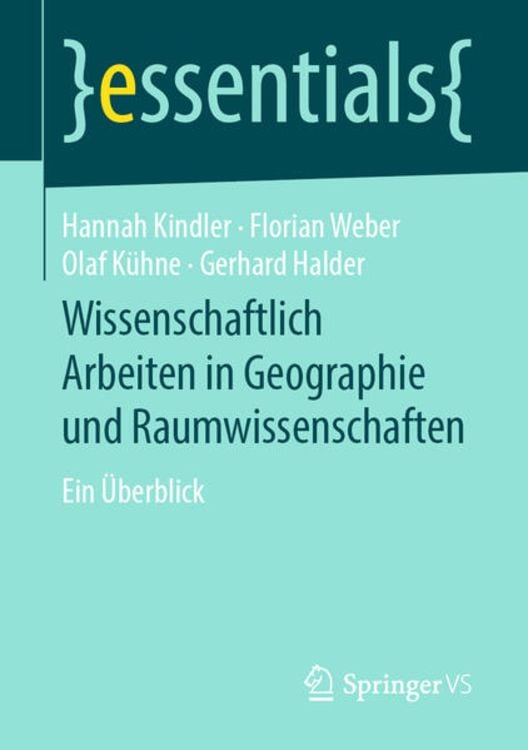 Produktbild: Wissenschaftlich Arbeiten in Geographie und Raumwissenschaften