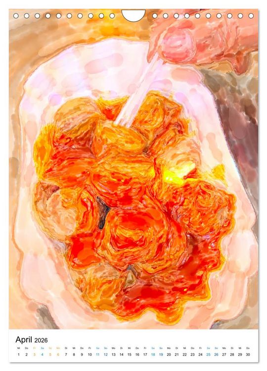 Produktbild: Berlin - Einmal Aquarelle mit Currywurst! (Wandkalender 2026 DIN A4 hoch), CALVENDO Monatskalender