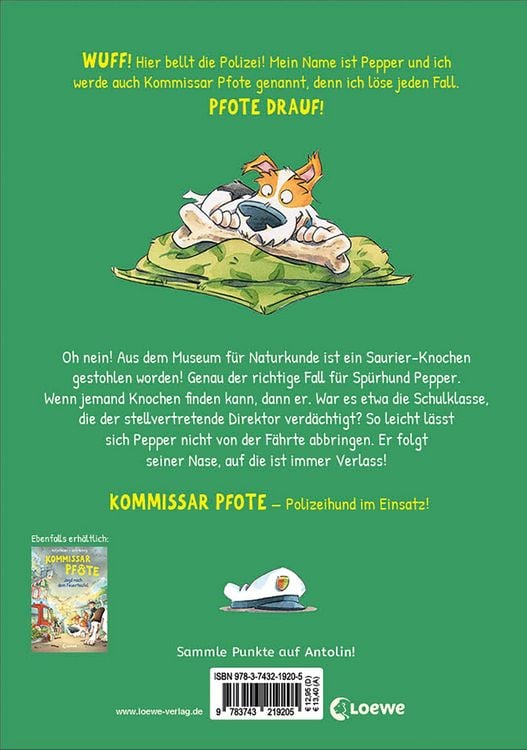Produktbild: Kommissar Pfote (Band 9) - Tatort Dino-Museum