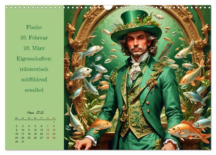 Produktbild: Stellarische M&auml;nnlichkeit (Wandkalender 2026 DIN A3 quer), CALVENDO Monatskalender