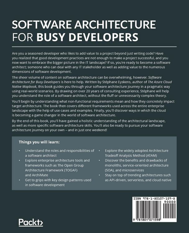 Produktbild: Software Architecture for Busy Developers