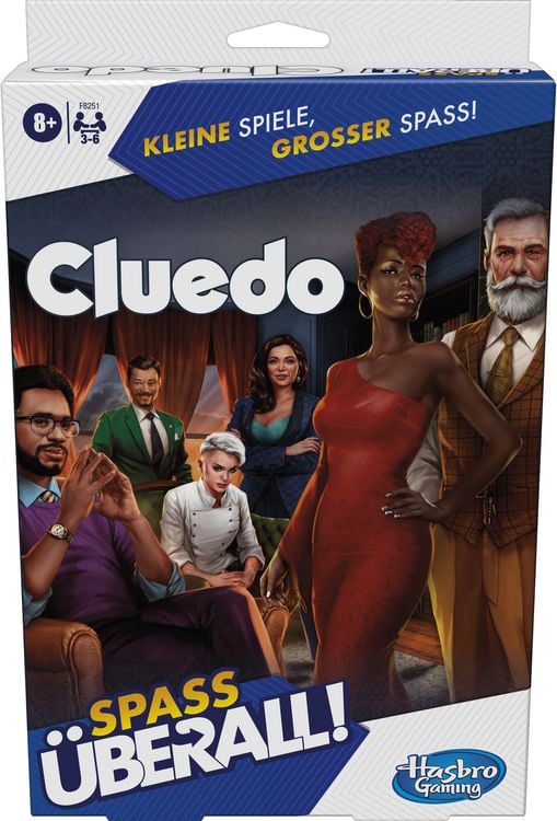 Produktbild: Hasbro F8251GC0 - Cluedo Kompakt, Reisespiel