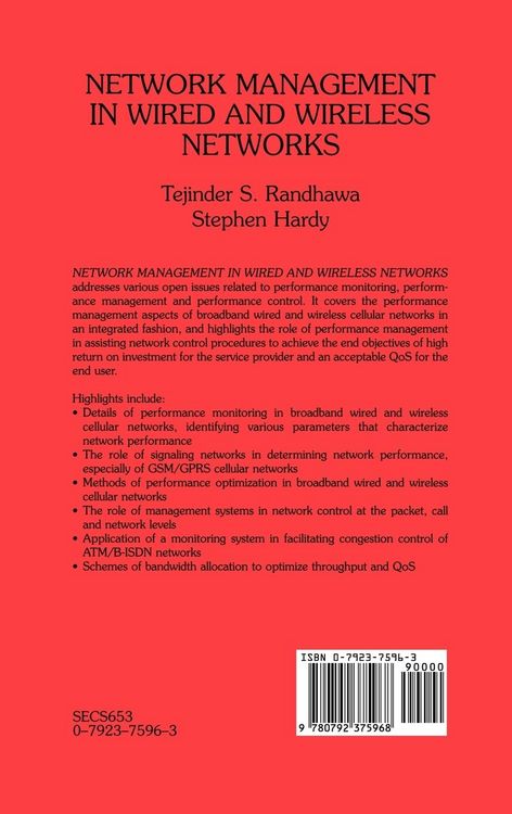Produktbild: Network Management in Wired and Wireless Networks