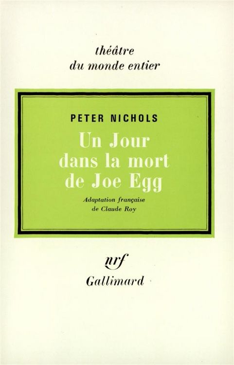 Produktbild: Un jour dans la mort de Joe Egg