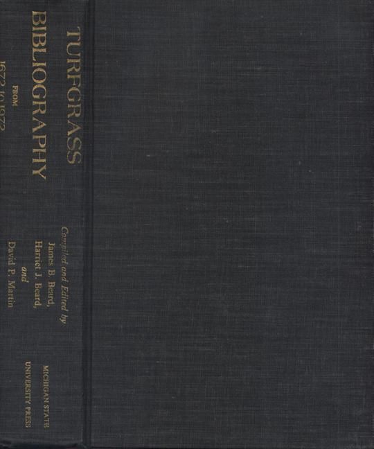 Produktbild: Turfgrass Bibliography from 1672 to 1972