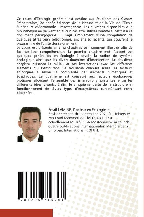Produktbild: Ecologie g&eacute;n&eacute;rale