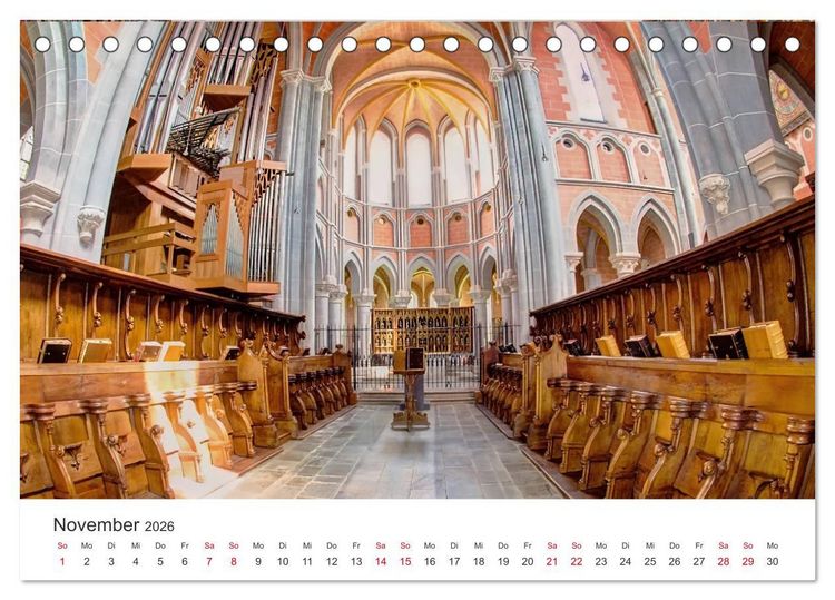 Produktbild: Abtei Marienstatt (Tischkalender 2026 DIN A5 quer), CALVENDO Monatskalender