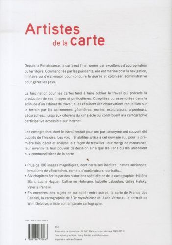 Produktbild: Artistes de la carte : de la Renaissance au XXIe si&egrave;cle