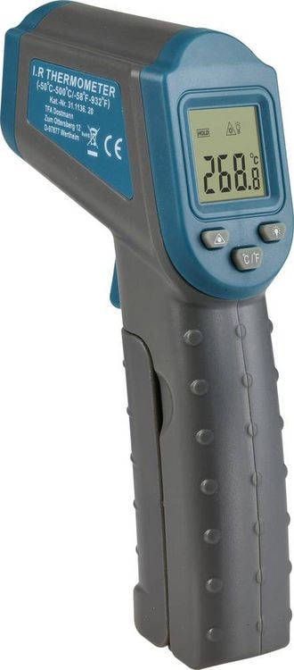 Produktbild: TFA Dostmann RAY Infrarot-Thermometer -50 - +500 &deg;C Ber&uuml;hrungslose IR-Messung, HACCP-konform